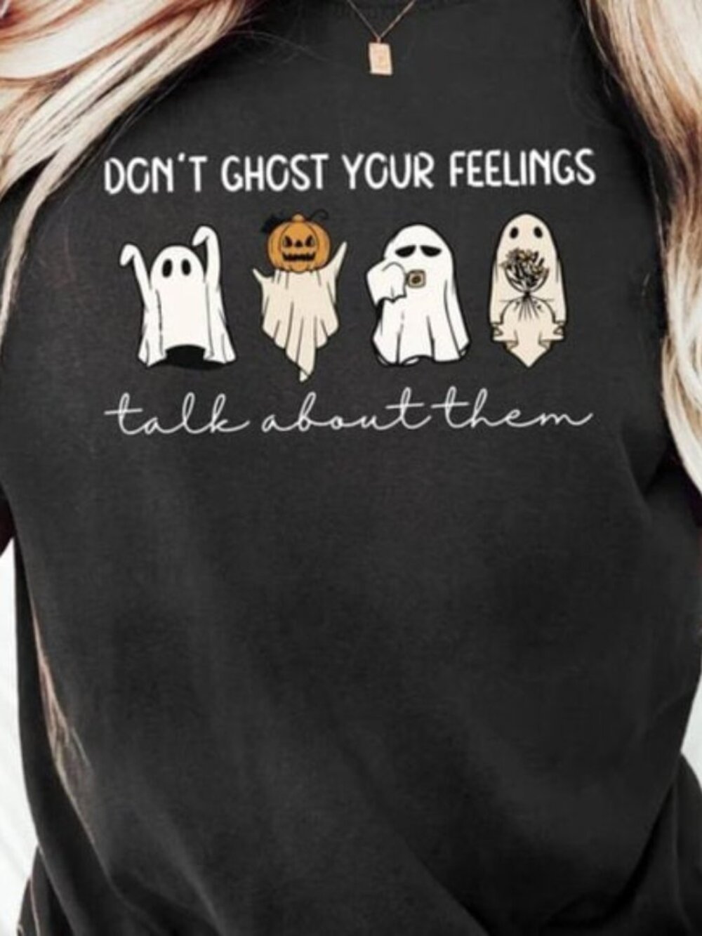 Funny Ghost Halloween Shirt, Cute Halloween Tee